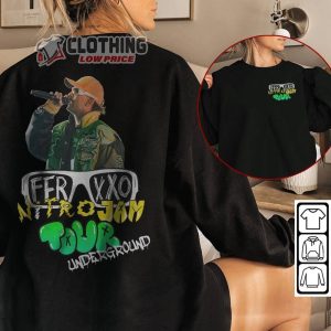 Feid Ferxxo Nitro Jam Tour 2023 Merch Feid Ferxxo Nitro Jam Underground World Tour 2023 T Shirt 2