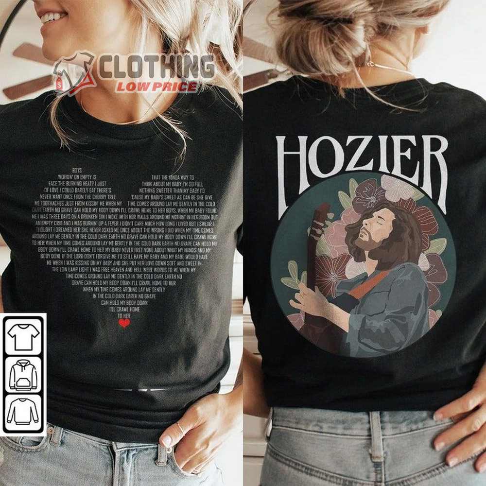 Hozier Music New Album Merch, Hozier No Grave Can Hold My Body Down Sweatshirt, Hozier Work Song Vintage Retro Graphic Tee, Hozier Take Me To Church Merch