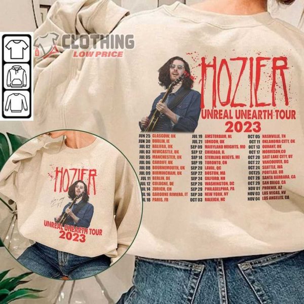 Hozier Music World Tour 2023 Merch, Hozier Concert Tour 2023 Sweatshirt, Hozier Work Song Lyrics Unisex Tee