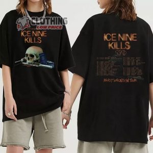 Ice Nine Kills Wurst Vacation European Tour 2023 Merch Ice Nine Kills Fan Shirt Wurst Vacation European Tour 2023 T Shirt