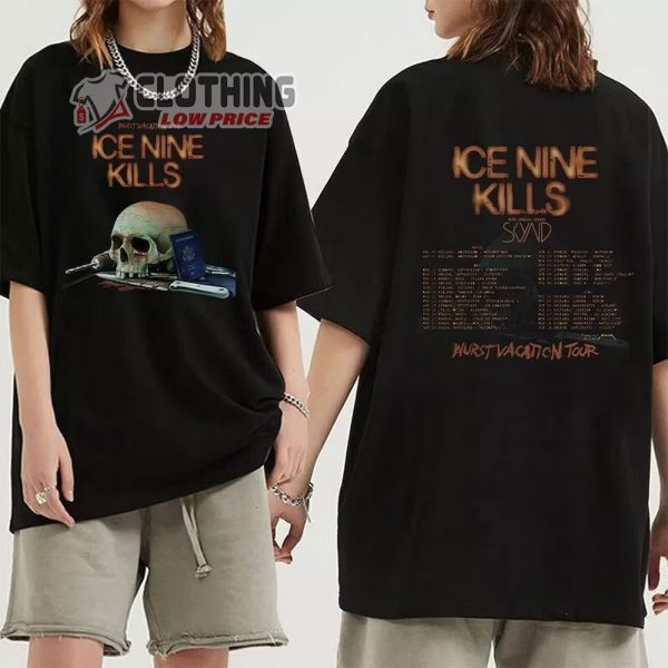 Ice Nine Kills Wurst Vacation European Tour 2023 Merch, Ice Nine Kills Fan Shirt, Wurst Vacation European Tour 2023 T-Shirt