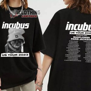 Incubus Band 2023 Concert Merch Incubus Band Us Summer Tour 2023 Shirt Incubus Word Tour 2023 US Setlist T Shirt