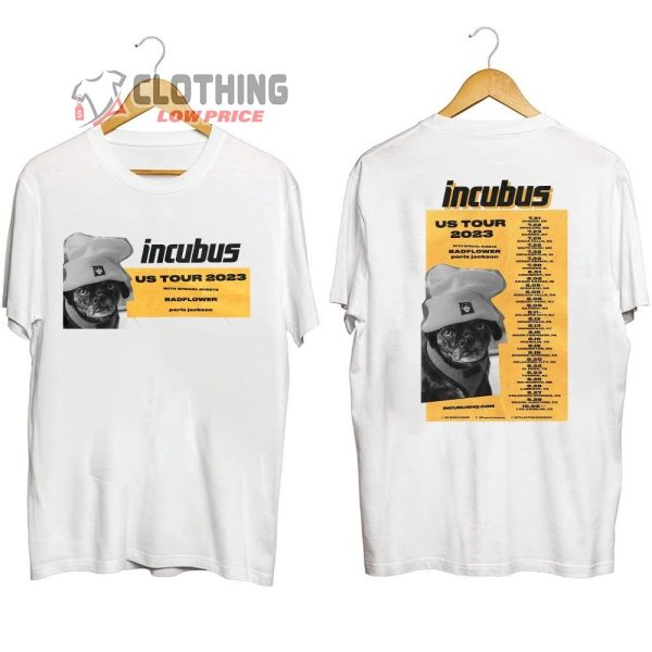 Incubus Band US Summer Tour 2023 Tickets Merch, Incubus Band Fan Shirt, Incubus Rock Band Summer Tour 2023 T-Shirt