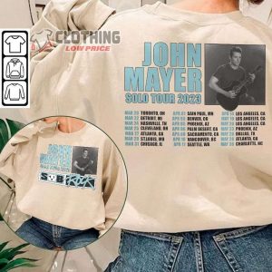 John Mayer Music Tour Unisex T-Shirt, John Mayer Solo Tour Unisex Tee, Solo Tour 2023 Vintage Shirt
