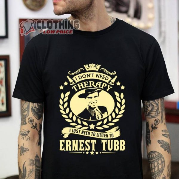 Jon Pardi 2023 Tour Shirt, I Dont Need Therapy I Just Need Listen To Ernest Tubb T- Shirt, Jon Pardi California Sunrise Album Cover T- Shirt