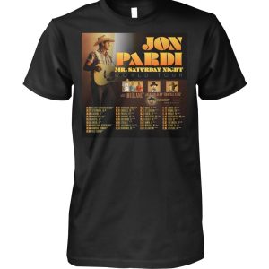 Jon Pardi 2023 Tour Shirt, Jon Pardi Mr. Saturday Night Premium T-shirt, Jon Pardi Concerts 2023 Shirt