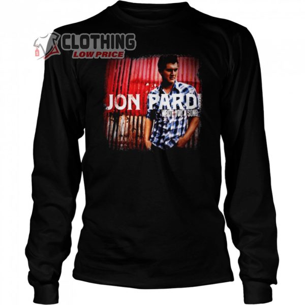 Jon Pardi 2023 Tour Shirt, Jon Pardi Write You A Song Album Spotlight T- Shirt, Songs By Jon Pardi Merch