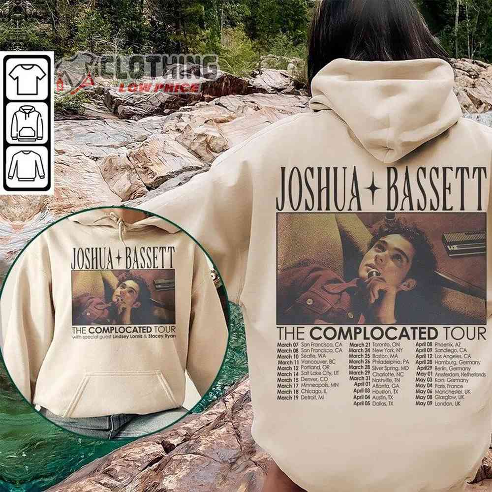 Joshua Bassett Music Tour 2023 Shirt, Joshua Bassett Tour Tee, The Complicated Tour 2023 Concert Sweatshirt