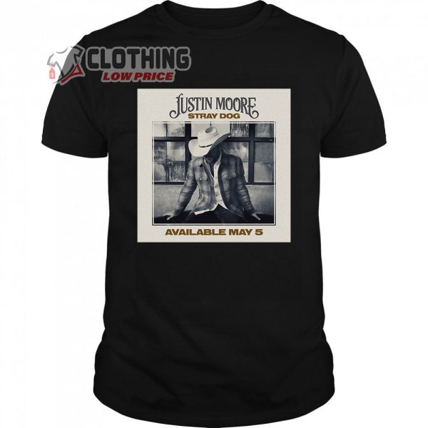 Justin Moore Stray Dog Tour 2023 Merch, Justin Moore Stray Dog Fan Shirt, Justin Moore T-Shirt