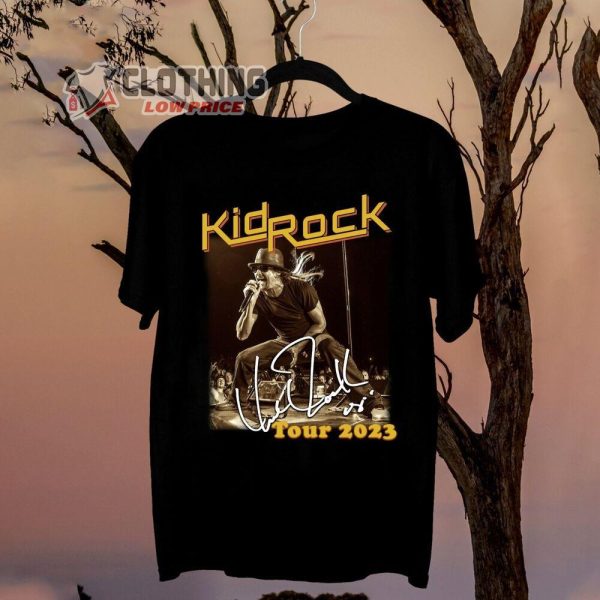 Kid Rock Tour 2023 Merch, Kid Rock Four 2023 Arena Tour Shirt Kid Rock 2023 US Tour Dates T-Shirt