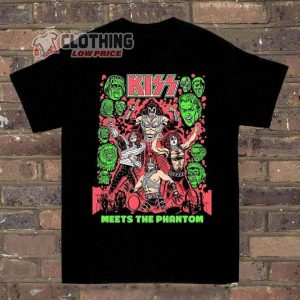Kiss Meets The Phantom Merch, Kiss Rock Band Shirt, Kiss Tour 2023 Tee Shirt