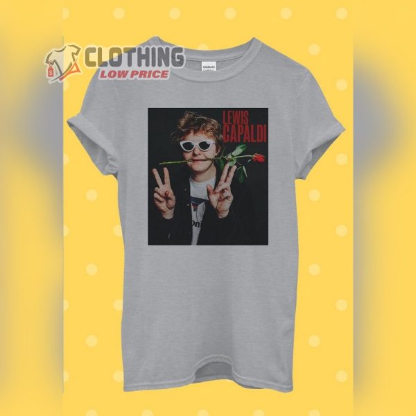 Lewis Capaldi Singer Concert Merch, Lewis Capaldi Music Shirt Men