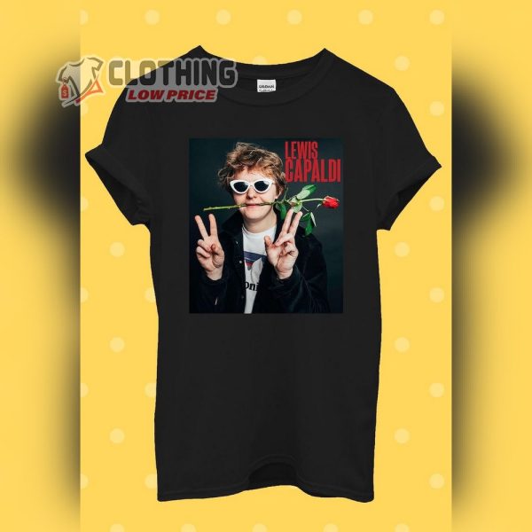 Lewis Capaldi Singer Concert Merch, Lewis Capaldi Music Shirt Men