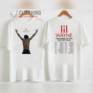 Lil Wayne The Carter Tour 2023 Tour Tee Shirt Lil Wayne 2023 Shirt Lil Wayne Hip Hop Unisex Shirt