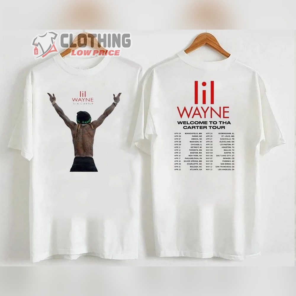 Lil Wayne The Carter Tour 2023 Tour Tee Shirt, Lil Wayne 2023 Shirt, Lil Wayne Hip Hop Unisex Shirt