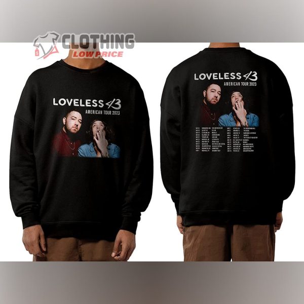 Loveless American Tour 2023 Merch, Loveless Tour Dates 2023 Shirt