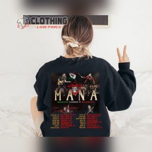 Man Tour 2023 T Shirt Mana Concert Shirt Mxico Lindo Y Querido Tour Mana Tour Shirt Mana Music Band Merch2