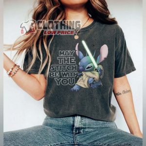 May The Stitch Be With You Star Wars Shirt Lilo And Stitch Lizzo Star Wars Mandalorian Sweater Paul Grant Star Wars Disneyworld 2023 Merch 1