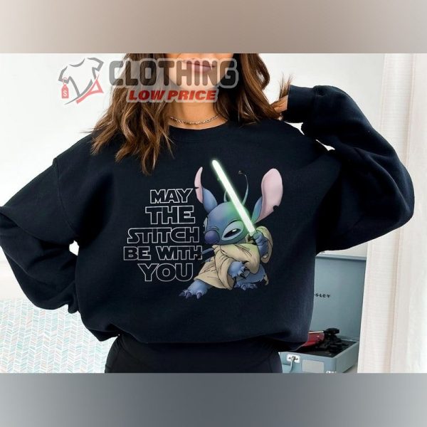 May The Stitch Be With You Star Wars Shirt, Lilo And Stitch Lizzo Star Wars Mandalorian Sweater, Paul Grant Star Wars Disneyworld 2023 Merch
