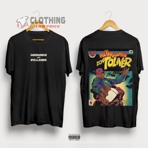 Metro Boomin Don Toliver Music Tour Merch Heroes And Villains Tour Shirt