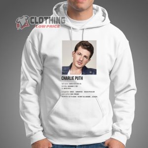 Minimal Portrait Of Charlie Puth Sweatshirt, Charlie Puth Presale Code T- Shirt, Charlie Puth Dangerously Hoodie Merch