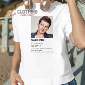 Minimal Portrait Of Charlie Puth Sweatshirt Charlie Puth Presale Code T Shirt Charlie Puth Dangerously Hoodie Merch 2