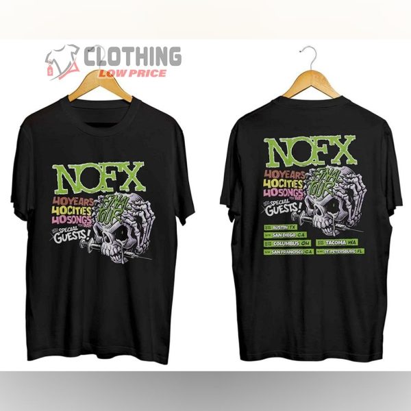 NOFX Announce 2023 Farewell Tour Dates Merch, NOFX Reveal Initial 2023 Final Tour T-Shirt