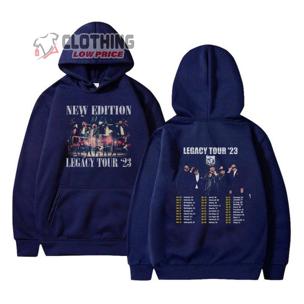 New Edition Music Tour 2023 Sweatshirt, New Edition Legacy Tour 2023 Shirt, New Edition Shirt, New Edition Merch