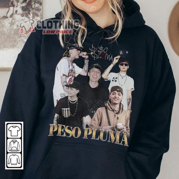 Peso Pluma Music Fan Tour Shirt, Peso Pluma Merch, Peso Pluma Mexico Tour 2023 Hoodie