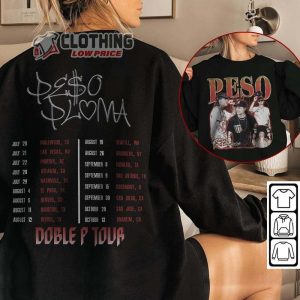 Peso Pluma Music Tour 2023 Merch Peso Pluma Music Concert 2023 Shirt Peso World Tour 2023 Setlist T Shirt