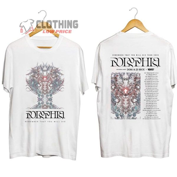 Polyphia Remember That You Will Die Tour 2023 Merch, Polyphia World Tour 2023 Shirt, Polyphia Rock Band Shirt Remember That You Will Die Tour 2023 Setlist T-Shirt