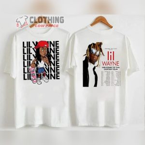 Rapper Lil Wayne 2023 Tour Shirt The Carter Tour Lil Wayne Shirt Hip Hop Style Lil Wayne Merch