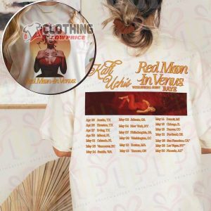 Red Moon In Venus Kali World Tour 2023 Merch, Kali Uchis Merch, Red Moon In Venus Tracklist T-Shirt, Kali Album Shirt