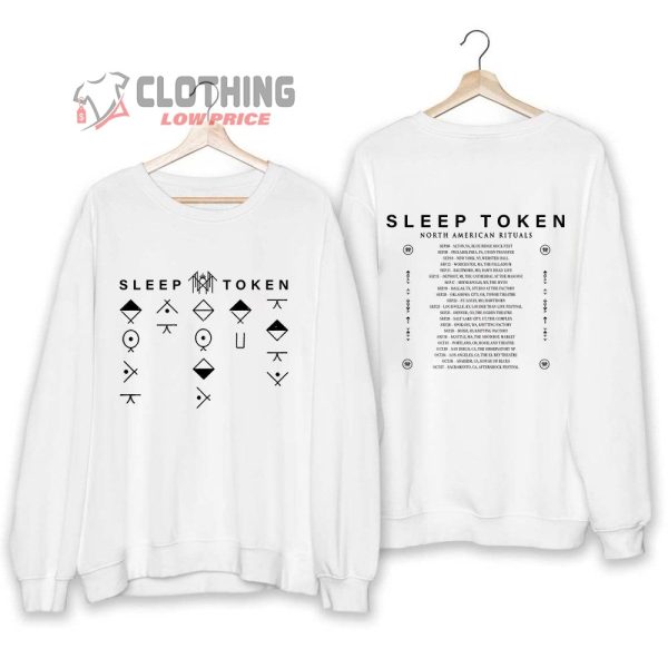 Sleep Token Band Fan Merch, Sleep Token Tour Dates 2023 Shirt, Sleep Token North America Tour 2023 T-Shirt