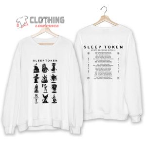 Sleep Token North America Tour 2023 Merch Sleep Token World Tour 2023 Shirt Sleep Token Rock Band Tour 2023 Setlist T Shirt 3