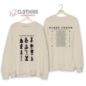 Sleep Token North America Tour 2023 Merch Sleep Token World Tour 2023 Shirt Sleep Token Rock Band Tour 2023 Setlist T Shirt