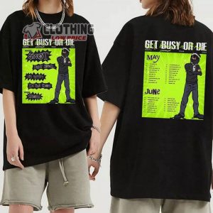 Snot North American Tour 2023 Unisex Sweatshirt Rapper Snot 2023 Concert T Shirt Snot 2023 Concert Shirt Snot Get Busy Or Die 2023 Tour Merch1