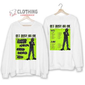 Snot North American Tour 2023 Unisex Sweatshirt Rapper Snot 2023 Concert T Shirt Snot 2023 Concert Shirt Snot Get Busy Or Die 2023 Tour Merch3