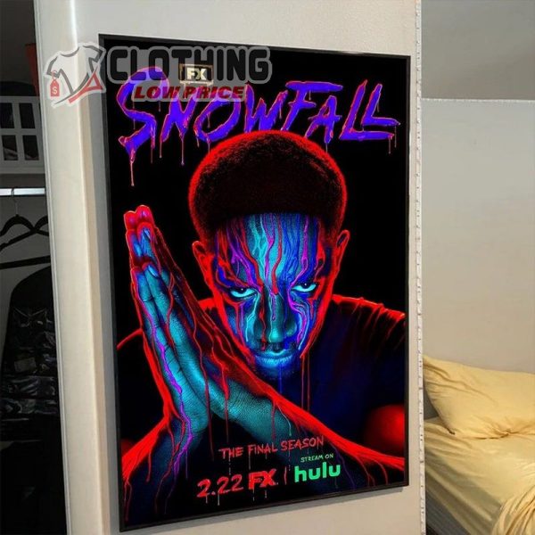 Snowfall Fx 2023 Poster, 2023 Snowfall Season 6 Season Finale Home Decor Canvas