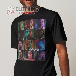 Snowfall Movie Characters Franklin Leon Miguel T Shirt Snowfall Tv Series Actors Uncle Jerome Clifford Lorena Merch 2