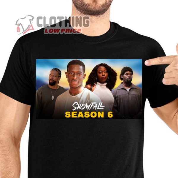 Snowfall Season 6 Season Finale Recap Shirt, Snowfall Characters Franklin Leon Miguel Actors Merch