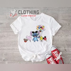 Stitch Hold Balloons Disney Shirt, Lilo And Stitch Mickey Mouse Ears Tee, Stitch Shirt, Lilo Stitch Live Action Nani
