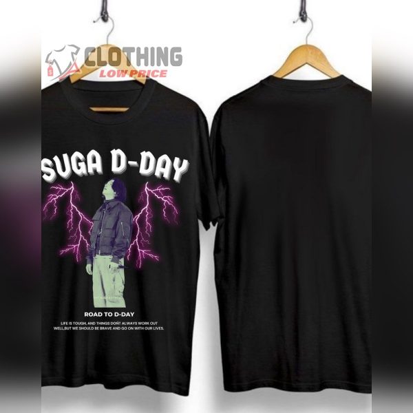 Suga D Day Shirt, Suga BTS Shirt, Suga D-Day Album Merch