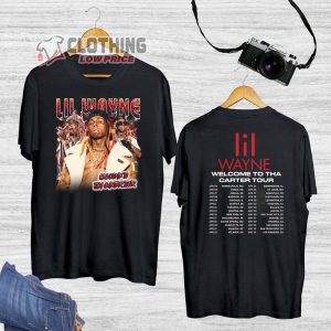 The Carter Tour 2023 Merch, Lil Wayne 2023 Tour T-Shirt, Lil Wayne Rapper Merch Shirt