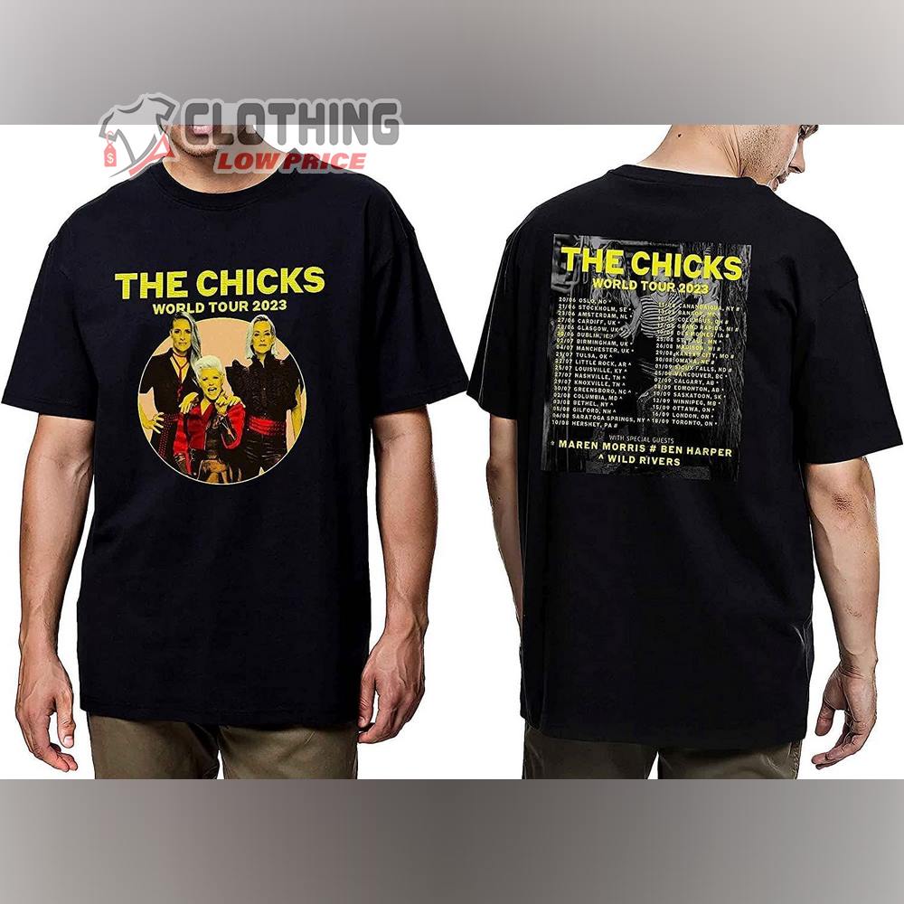 The Chicks Country Music Tour 2023 Merch, The Chicks Tour 2023 Shirt