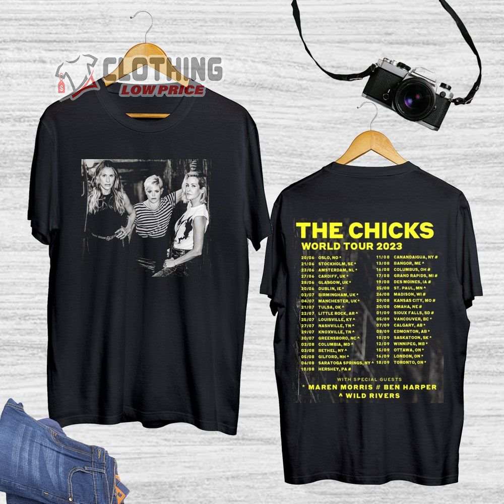 The Chicks World Tour 2023 With Special Guests Merch, The Chicks