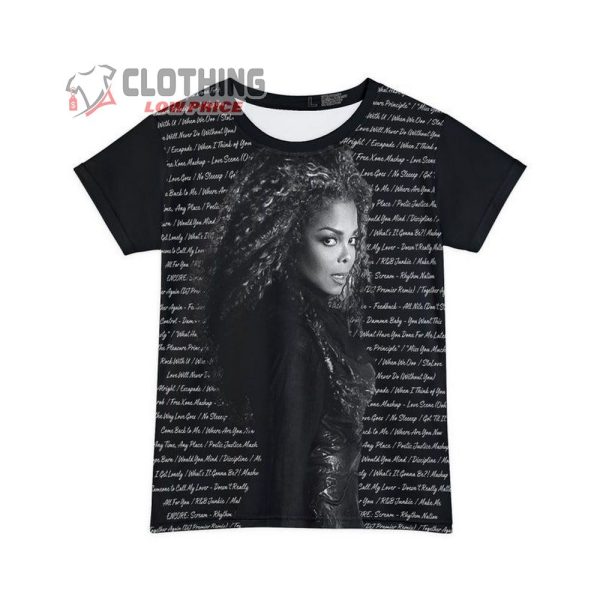 Together Again Tour 2023 Shirt,  Janet Jackson Pop Music Concert Tshirt, The Queen Of Pop T-Shirt