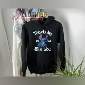 Touch Me And I Will Bite You Stitch Disney Hoodie, Grumyy Stitch Disney Tee, Lilo And Stitch, Ohana Means Family Shirt