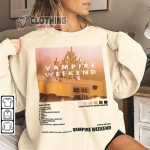 Vampire Weekend Album Tracklist Unisex Sweatshirt Vampire Weekend Vintage Album Shirt2