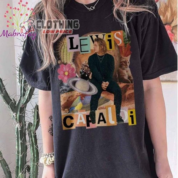 Vintage Lewis Capaldi Retro Shirt, Lewis Capaldi Music Merch